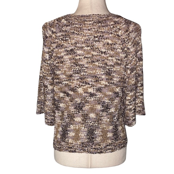 Lilla P Silky Sequin Accent Oversized Sweater - XS - Picture 8 of 15